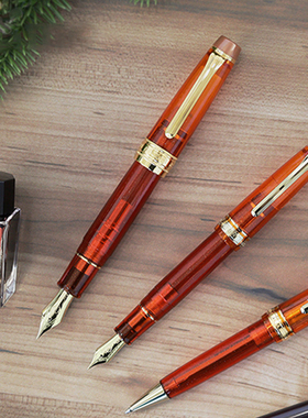 日本Sailor写乐 2022 世界茶时间21K笔王FIKA限量钢笔 圣诞茶