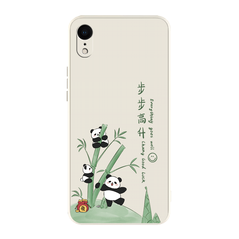 适用苹果XR液态硅胶创意网红外壳