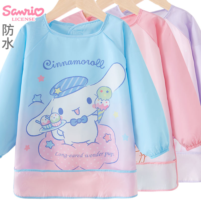 玉桂狗画画衣服罩衣儿童女童围裙图片