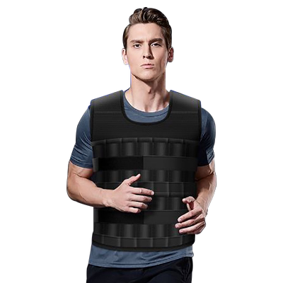 可调节铅块配重跑步负重马甲