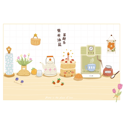 厨房防油贴纸灶台自粘防水防潮