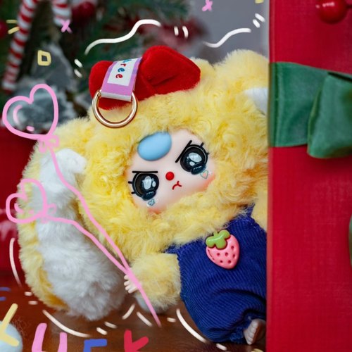 【确认款】正版baby three娃三岁马卡龙小小兔二代毛绒潮玩盲盒