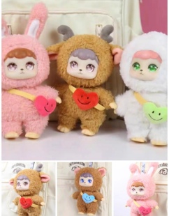 【确认款】正版可可动物游记潮玩盲盒毛绒公仔可动骨架手办玩偶礼