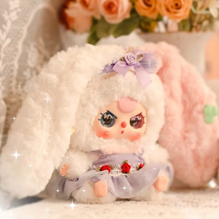 【确认款】正版baby three娃三岁莉莉兔小镇四代毛绒潮玩盲盒礼物