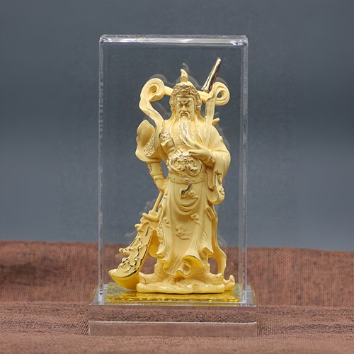 高级感中控台铜质佛像摆件