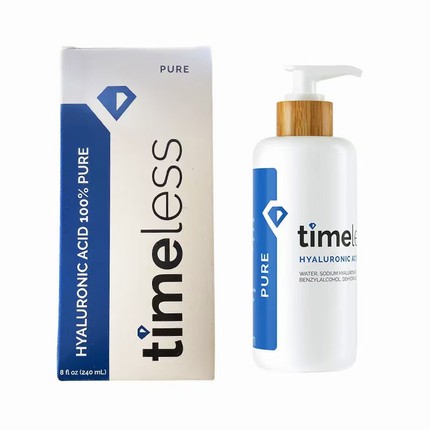 现货美国Timeless HA玻尿酸精华原液透明质酸保湿240ml素颜新包装