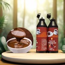 香鲜滋巧克力焦糖酱尖嘴挤瓶咖啡拉花奶茶蛋糕冰淇淋淋酱糖浆商用