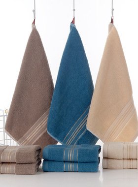 纯棉儿童小毛巾洗脸家用方巾柔软吸水宝宝全棉擦手巾可挂式