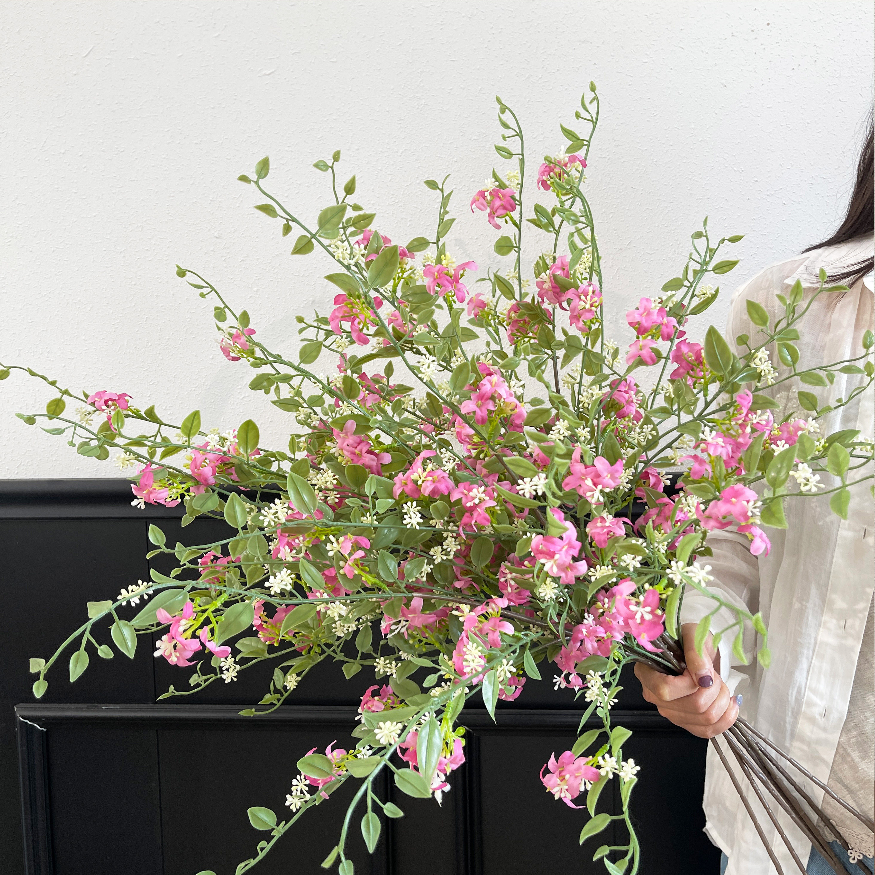 ins风七里香仿真花客厅餐桌摆件