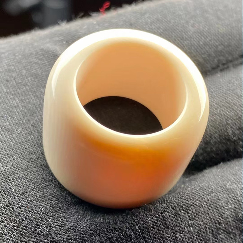 天然猛犸象扳指男女大拇指高端
