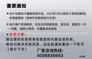 建行龙支付音响班克喇叭4G版 语音播报器手机不在收钱提示音箱 收款