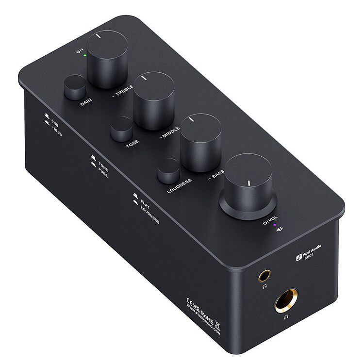 Fosiaudio Sk01桌面耳机放大器前置放大器集成桌面耳机功率放大器