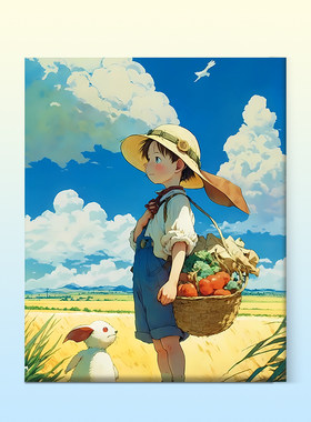 宫崎骏的夏天木质拼图大型成人儿童益智减压治愈系动漫玩具礼物