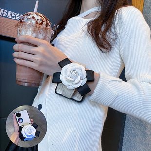 山茶花腕带适用华为pocket2手机壳荣耀magicvflip2折叠屏oppofindn3/n2flip新款purax三星zflip7小米MIXflip2