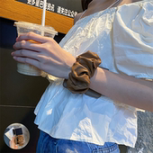 奶茶皮质弹力腕带适用华为PuraX手机壳p50pocket2折叠屏nova荣耀magicvflip2适用oppofindn3 n2适用vivoX女款