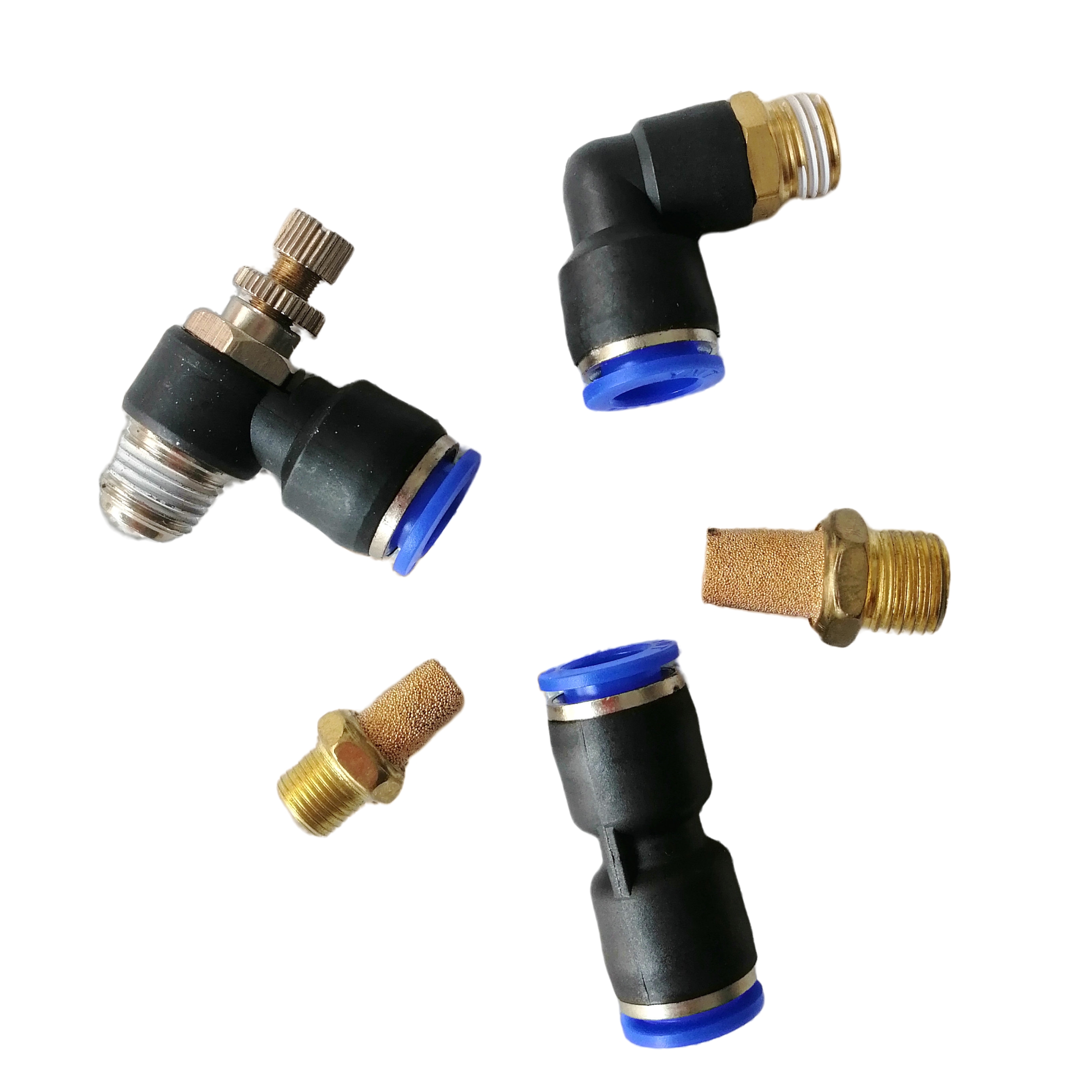 游戏机配件可用于动感飞车游艺机赛车 气阀 弯管 接头10mm 消声器