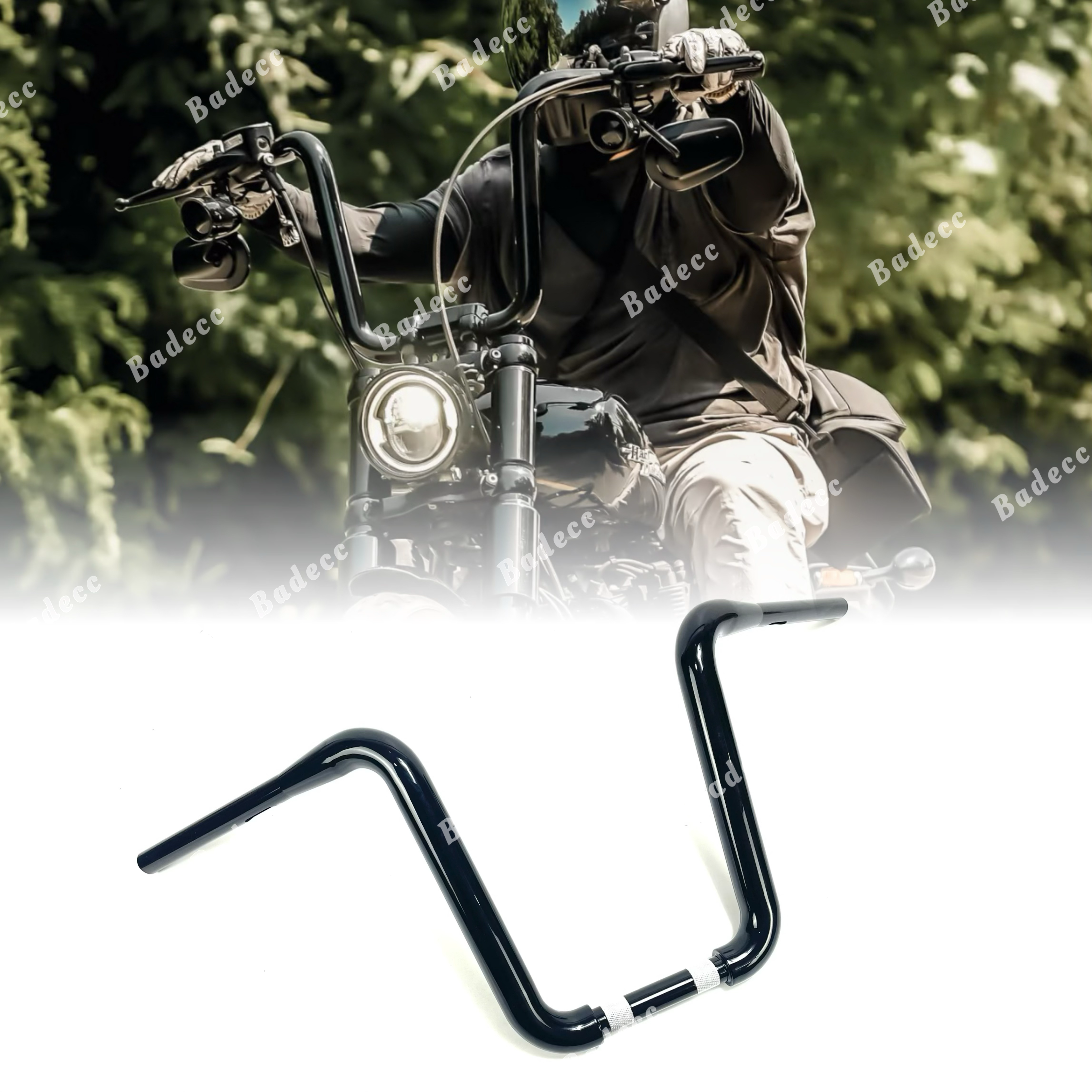 哈雷1.5英寸猿猴车把883/1200-48适用戴纳软尾肥仔街霸突破者路威