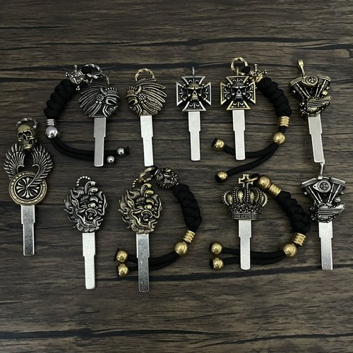 电动车改装钥匙胚小牛九号雅迪爱玛新日台铃原创个性白板钥匙胚