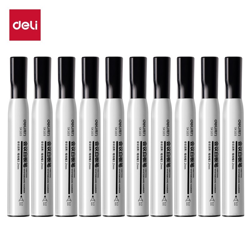 SK103会议白板笔 3.2mm粗头大号易擦写画板笔写字笔白黑板用笔