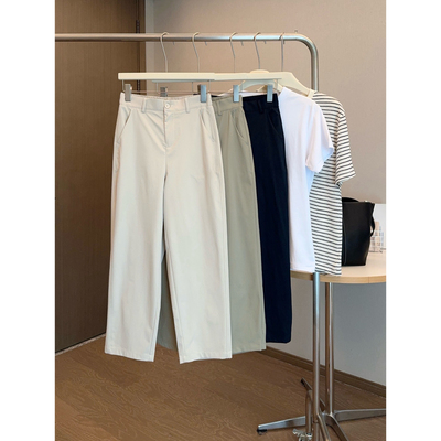 膏药百搭休闲九分休闲裤