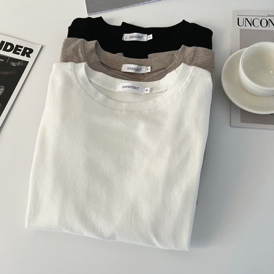 长袖打底衫韩版百搭加厚磨毛棉