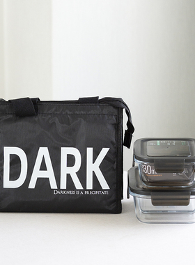 PAGOO饭盒袋防水便当袋手提包学生上班族带饭大容量加厚保温袋