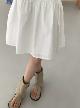 ULOUR/U粒-26年早春设计感叠穿不规则半身裙95239