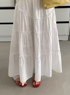 ULOUR/U粒-系爆款木耳边蛋糕裙超级无敌百搭人手半身裙95232