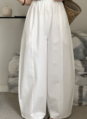 想象SAILORMOON -26年早春韩系慵懒风松紧腰口袋休闲裤71158