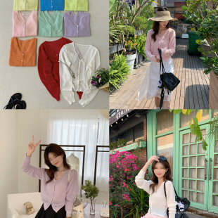 3199s 清新温柔防晒针织开衫 SUSAN 夏上新贴肤冰凉感夏季