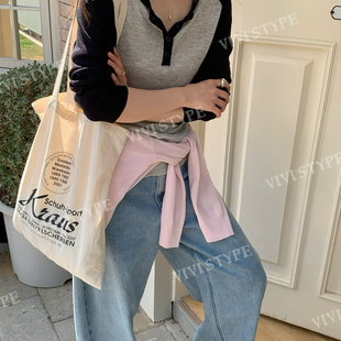 3553 VIVIS 毛衣针织衫 春上新韩代撞色棒球衫 TYPE