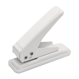 可得优手工打孔器小型装订文件纸张手动打孔机迷你文具diy多功能圆孔打眼器圆形单孔活页打洞器卡纸卡片检票