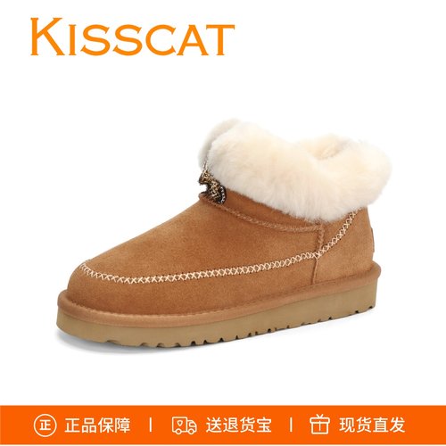 接吻猫羊毛雪地靴女靴KA65794-50