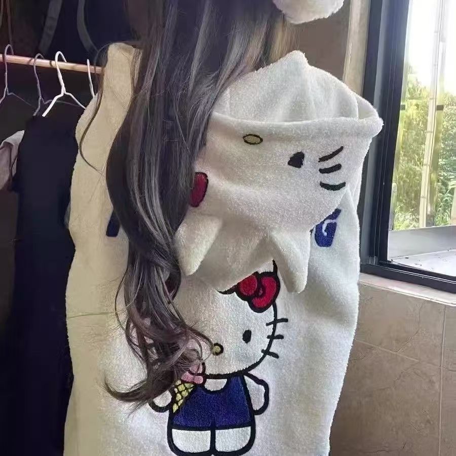 可爱HelloKitty凯蒂猫羊羔绒外套