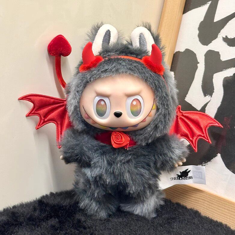 labubu拉布布娃衣服小恶魔套装高能三代装饰配件玩偶公仔着替换装图片