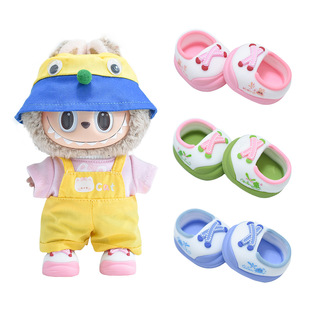 10CM棉花娃娃鞋子 17CM拉布布娃衣 一二三代盲盒潮玩 小6分BJD鞋