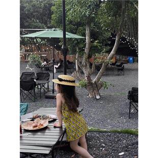 女童夏季连衣裙2026新款韩版女宝宝海边度假风裙子儿童露背吊带裙