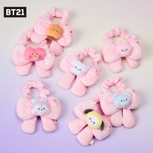BT21minini毛绒头绳发圈