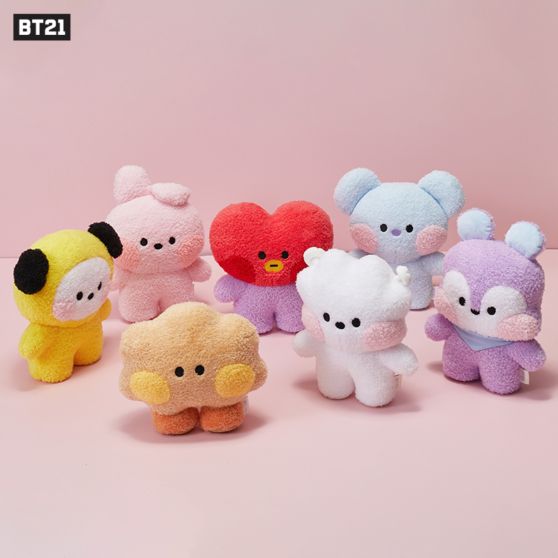 BT21防弹少年团minini BIG&TINY系列玩偶毛绒公仔站姿娃娃女礼物 玩具/童车/益智/积木/模型 毛绒/玩偶/公仔/布艺类玩具 原图主图