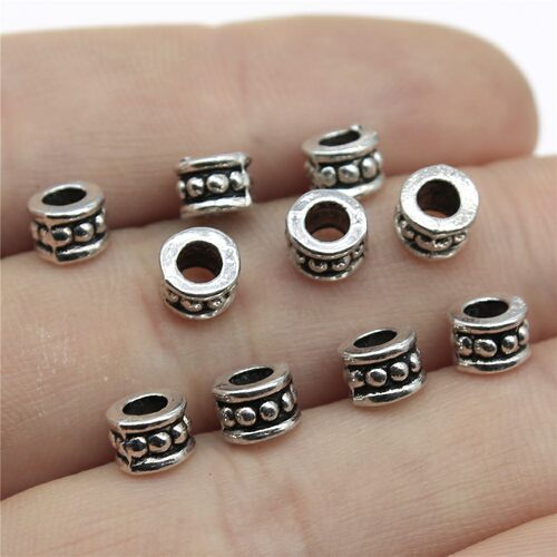 20个/包 6x6x4mm 多色 DIY饰品配件 隔位珠珠子 ABD-C13112