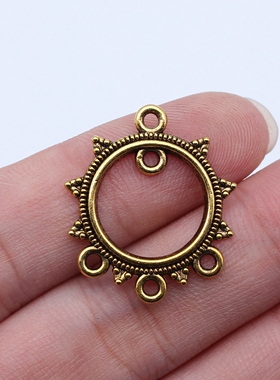 10个/包 22x26mm 多色DIY饰品配件 耳环连接件 ABD-C13568