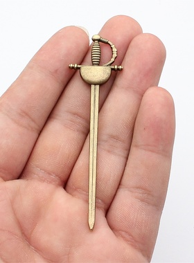 4个/包 83x23mm 多色 DIY配饰击剑吊坠 cos动漫周边，二次元 兵器