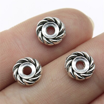 20个/包 9x9x2mm 多色 DIY饰品配件 隔位珠珠子 ABD-C12968