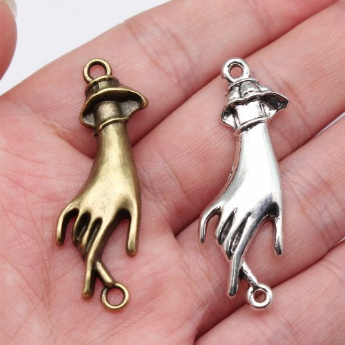 10个/包 45x14mm 多色手掌连接件 美人手连接件 ABD-C11116