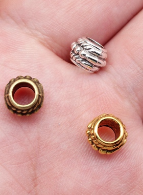 20个/包 8x8x5mm 多色DIY饰品配件大孔珠隔位珠 ABD-C11078