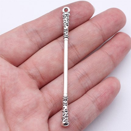 10个/包 70mm 古银色 二次元COSPLAY兵器系列吊坠 ABD-C16500