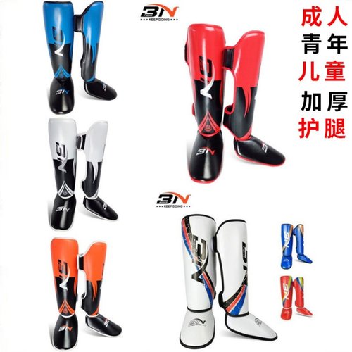 BN搏击散打护腿泰拳护脚背护胫