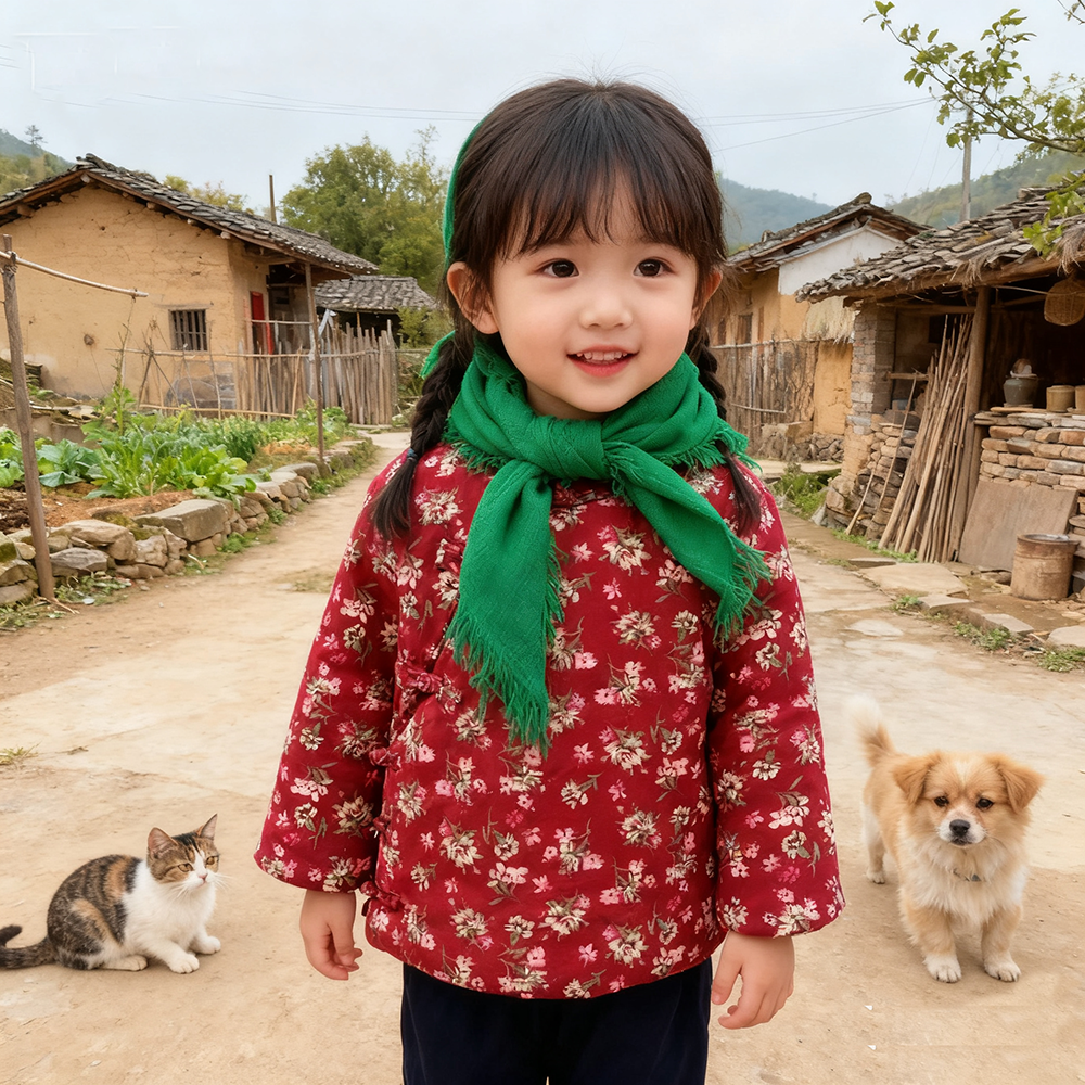 儿童棉衣女冬季2026加厚纯棉宝宝内胆小棉袄碎花婴幼儿唐装中国风,童装/婴儿装/亲子装,唐装,淘宝优惠券,粉丝福利购,淘宝优惠卷