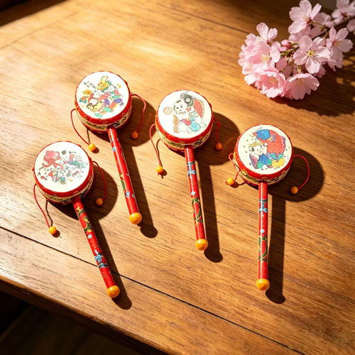 中国风宝宝手摇拨浪鼓吉祥平安