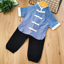 儿童汉服纯棉男童中国风套装小孩唐装幼儿园国学服装宝宝汉服男